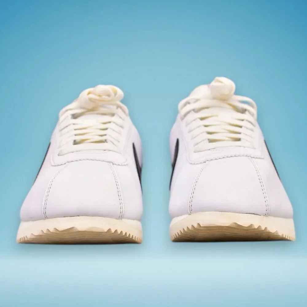 DS Nike Cortez Size 10 Womens 8.5 Mens White Black Blue